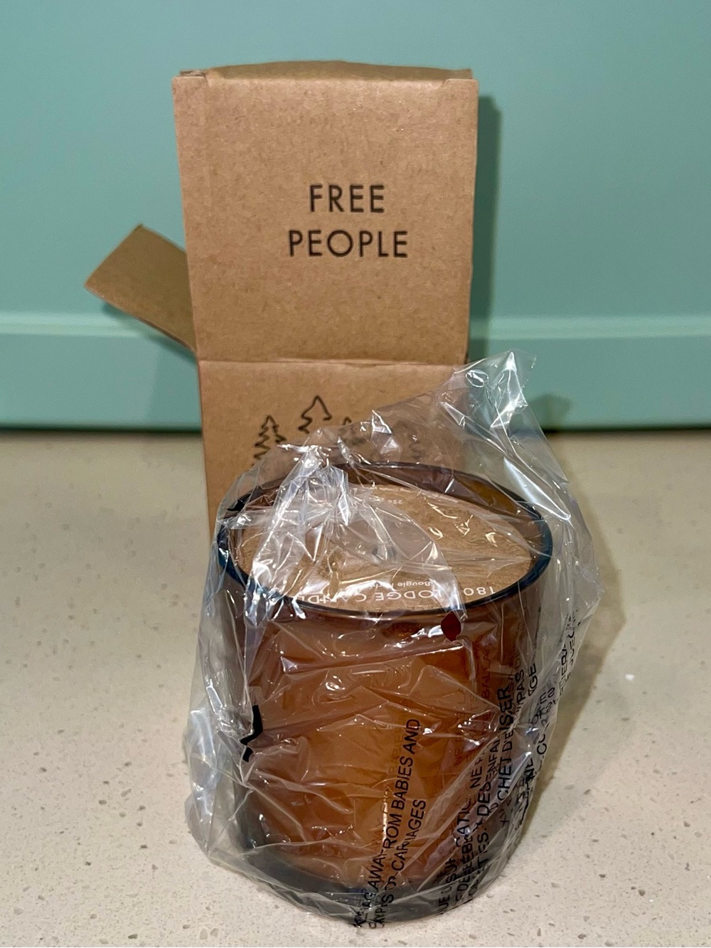 Free People 1809 Lodge Candle in Amber Glass - Picture 5 of 11